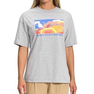 The North Face Places We Love Gray T-shirt Casual Shirt Outdoor Activewear New